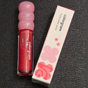 S. Korean Beauty Colorgram Jelly Thru Fruity Glass Gloss in Giggle Strawberry